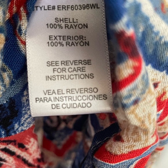 Willy Jays Women's V-neck Multiprint Romper Size Small - Picture 10 of 11